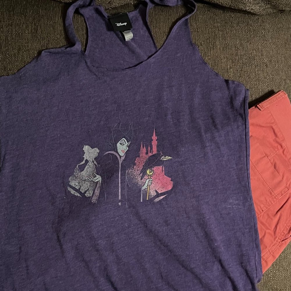 Evil Queen Maleficent Purple Tank Top